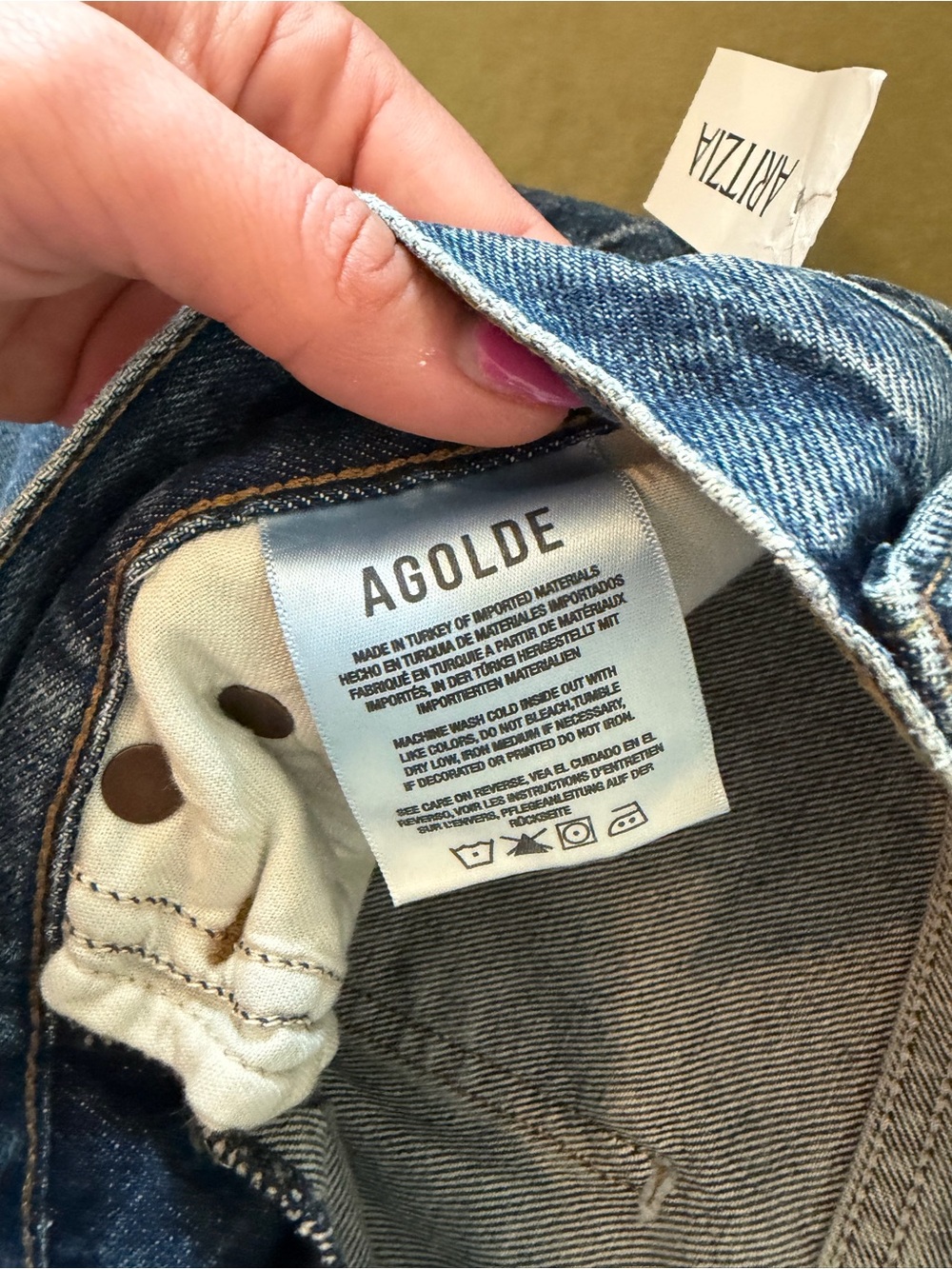 AGOLDE ARC CRISS CROSS JEAN (WEIGHTLESS) - Picture 14 of 15